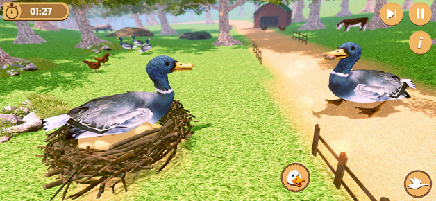 虚拟的鸭生活模拟器游戏官方正版图片1